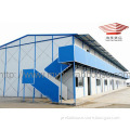 prefabricated aluminium structure house  sloping roof  temporary